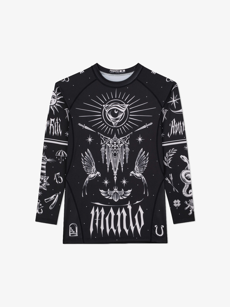 MANTO Amor Fati RASHGUARD-black